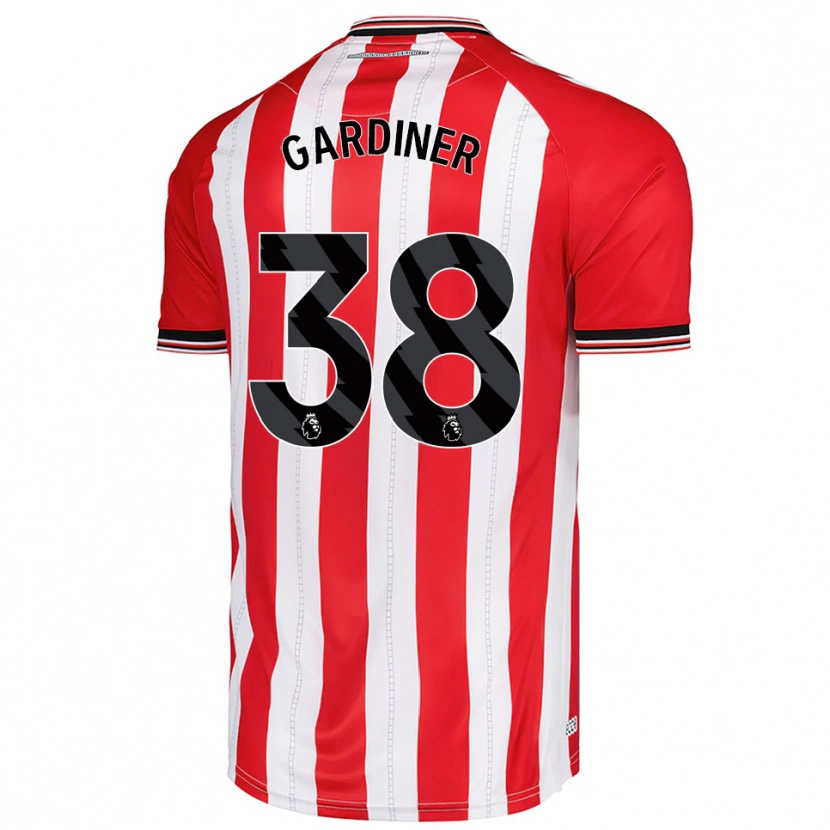 Danxen Kid Harry Gardiner #38 Red White Home Jersey 2025/26 T-Shirt