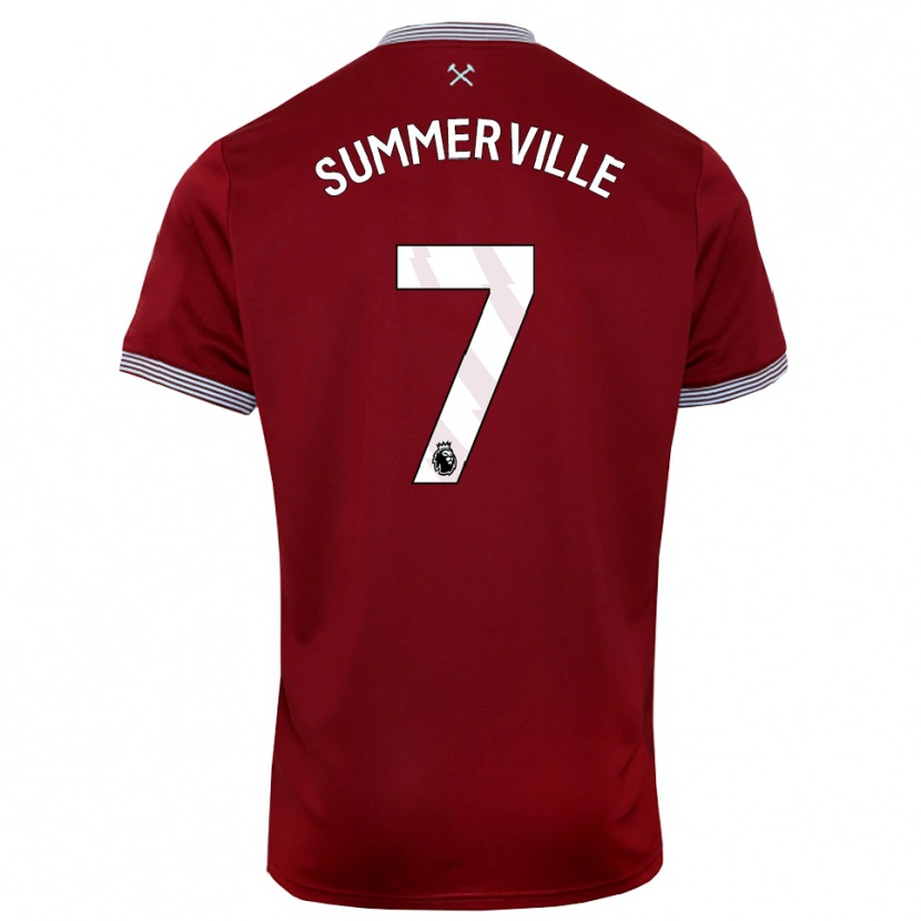 Danxen Kid Crysencio Summerville #7 Burgundy White Home Jersey 2025/26 T-Shirt