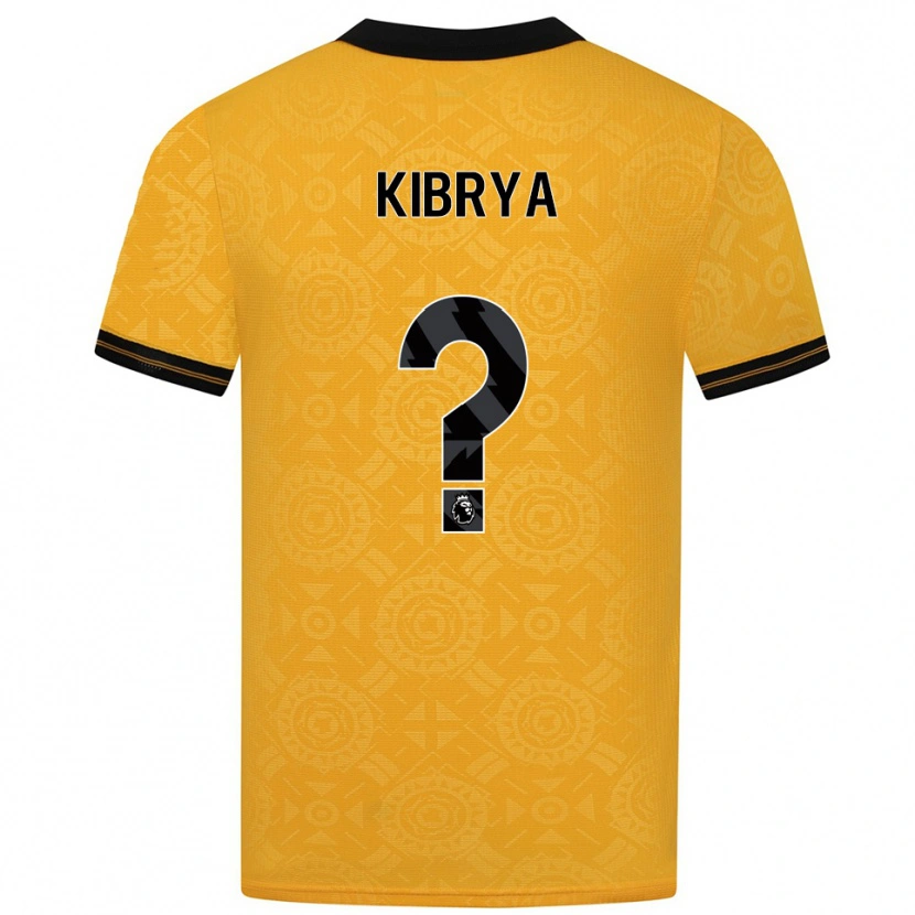 Danxen Kid Lucas Kibrya #0 Yellow Black Home Jersey 2025/26 T-Shirt
