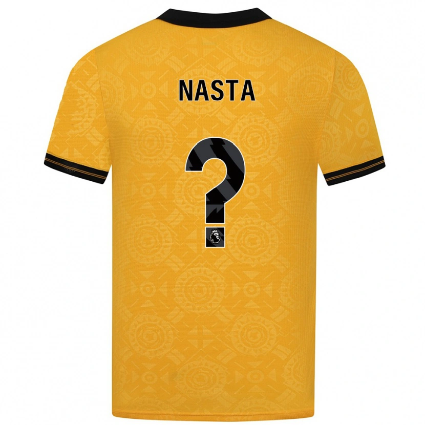 Danxen Kid Arthur Nasta #0 Yellow Black Home Jersey 2025/26 T-Shirt