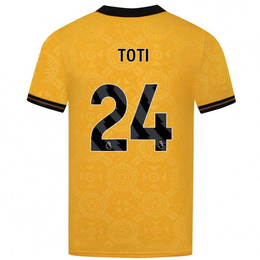 Danxen Kid Toti #24 Yellow Black Home Jersey 2025/26 T-Shirt