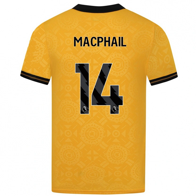 Danxen Kid Martha Macphail #14 Yellow Black Home Jersey 2025/26 T-Shirt