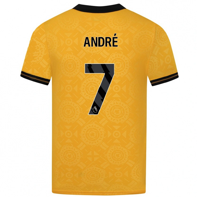 Danxen Kid André #7 Yellow Black Home Jersey 2025/26 T-Shirt