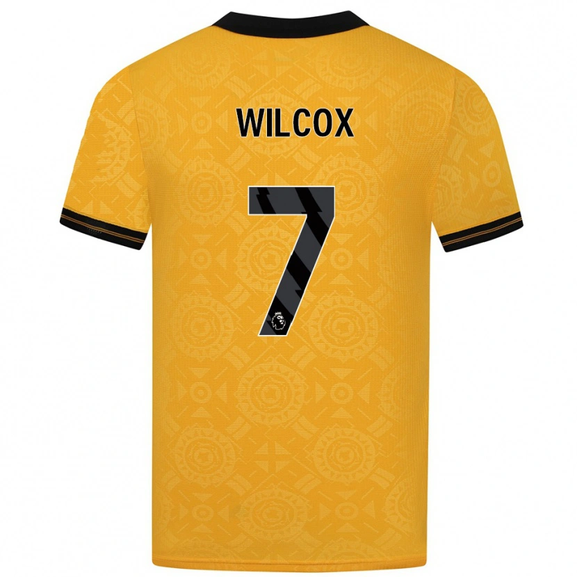 Danxen Kid Jake Wilcox #7 Yellow Black Home Jersey 2025/26 T-Shirt