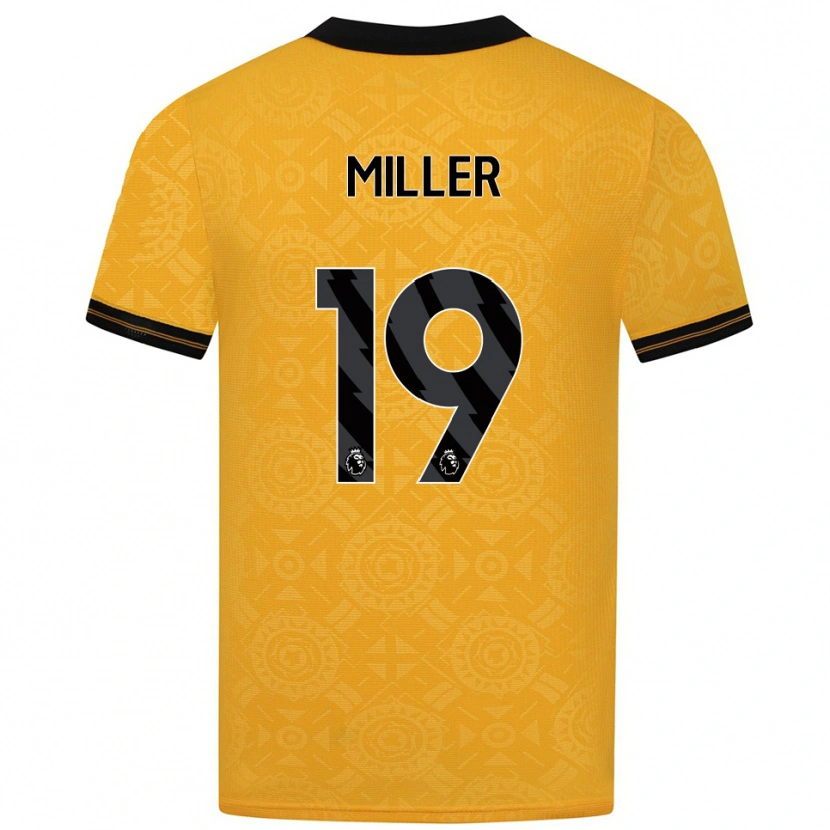 Danxen Kid Ali Miller #19 Yellow Black Home Jersey 2025/26 T-Shirt