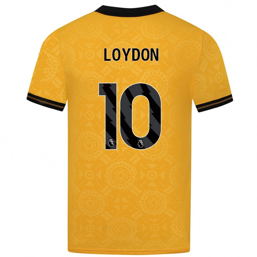 Danxen Kid Abi Loydon #10 Yellow Black Home Jersey 2025/26 T-Shirt