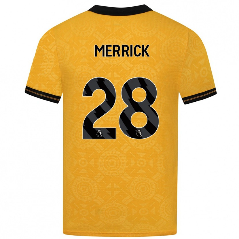 Danxen Kid Beth Merrick #28 Yellow Black Home Jersey 2025/26 T-Shirt