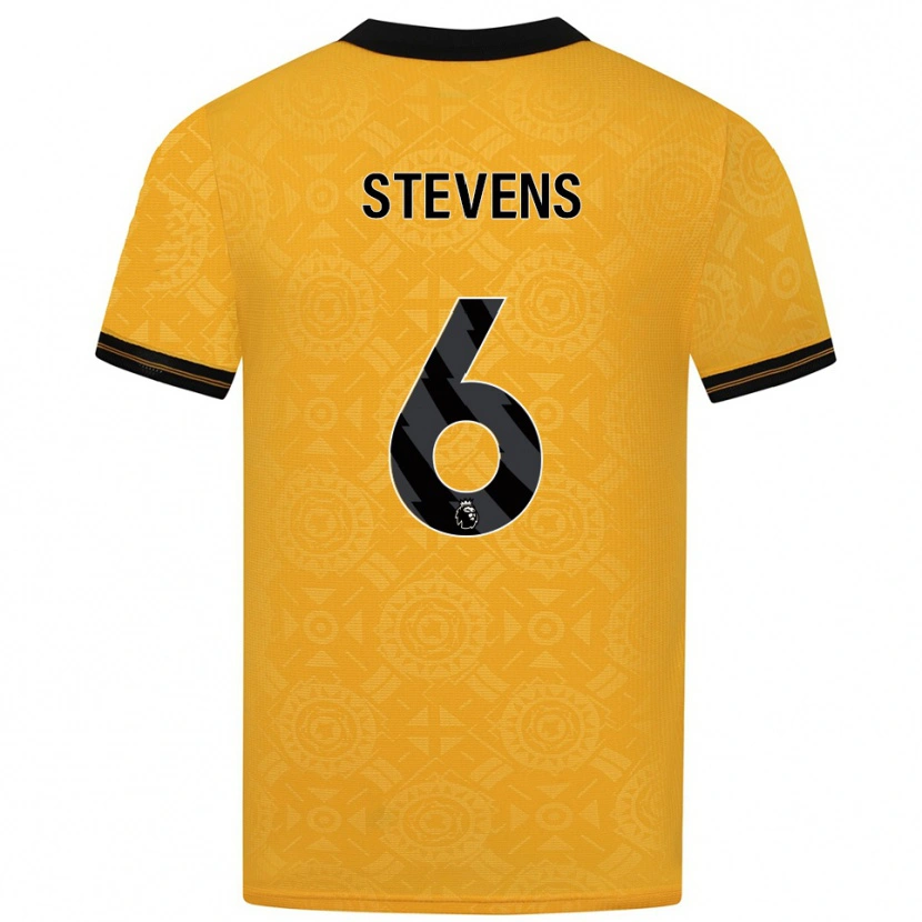 Danxen Kid Mason Stevens #6 Yellow Black Home Jersey 2025/26 T-Shirt