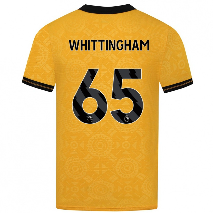 Danxen Kid Matthew Whittingham #65 Yellow Black Home Jersey 2025/26 T-Shirt