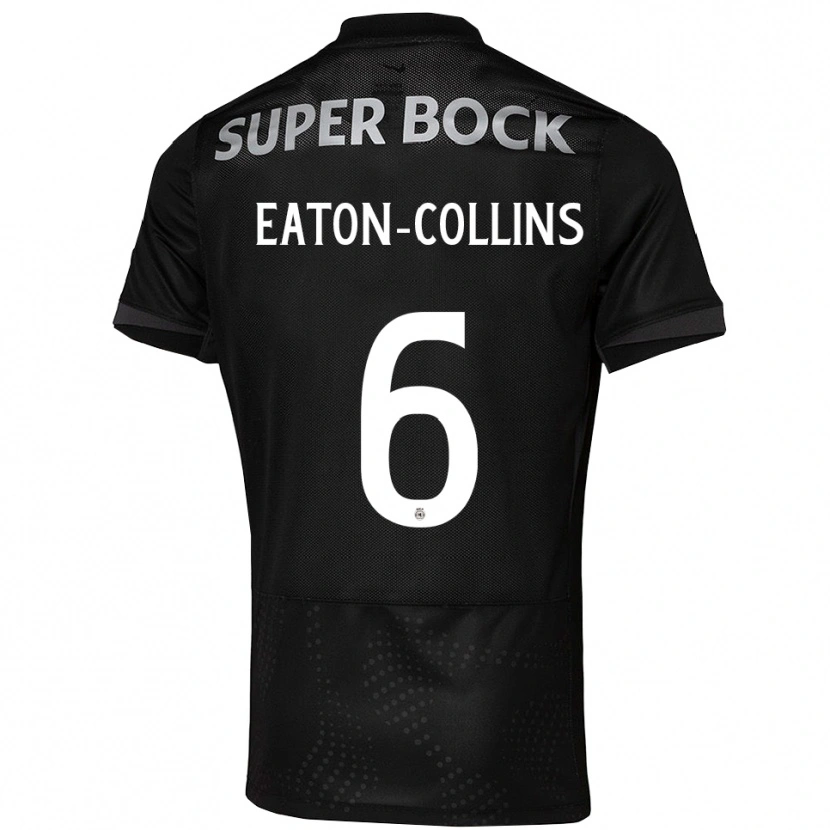 Danxen Kid Georgia Eaton-Collins #6 Black White Away Jersey 2025/26 T-Shirt