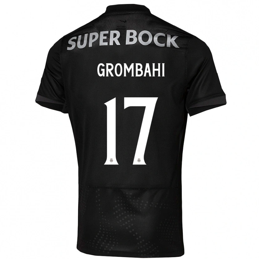 Danxen Kid Chris Grombahi #17 Black White Away Jersey 2025/26 T-Shirt