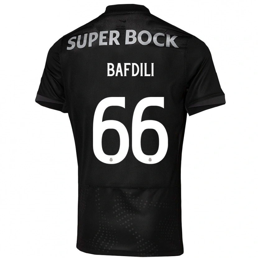 Danxen Kid Zaïd Bafdili #66 Black White Away Jersey 2025/26 T-Shirt