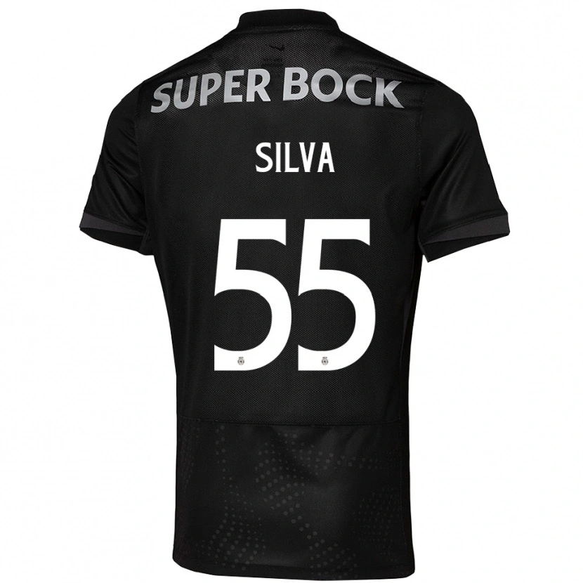 Danxen Kid José Silva #55 Black White Away Jersey 2025/26 T-Shirt