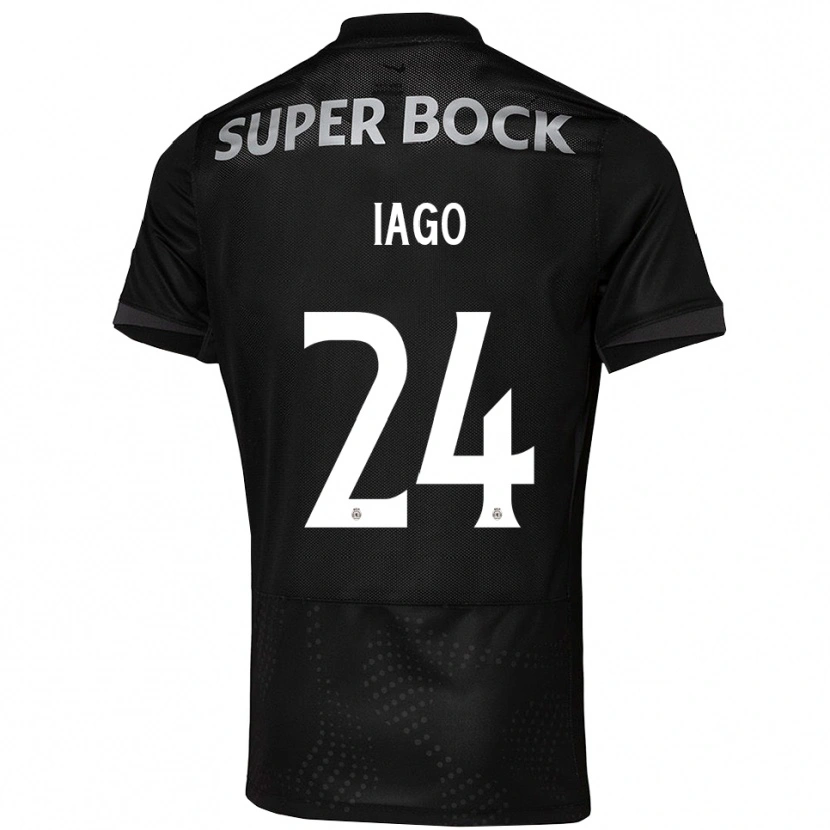 Danxen Kid Paulo Iago #24 Black White Away Jersey 2025/26 T-Shirt