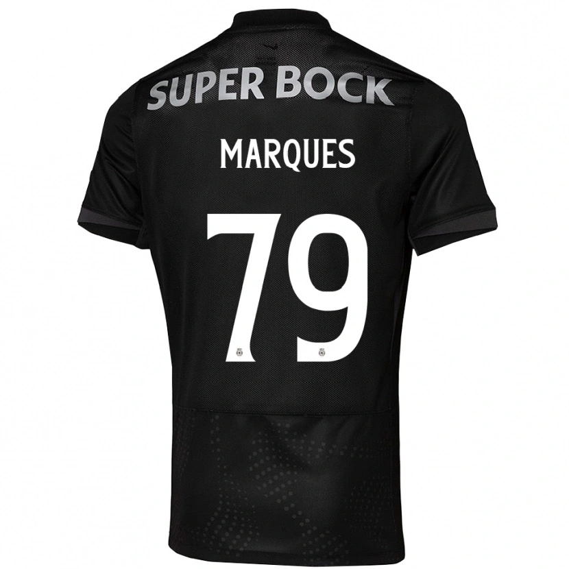 Danxen Kid Rodrigo Marquês #79 Black White Away Jersey 2025/26 T-Shirt