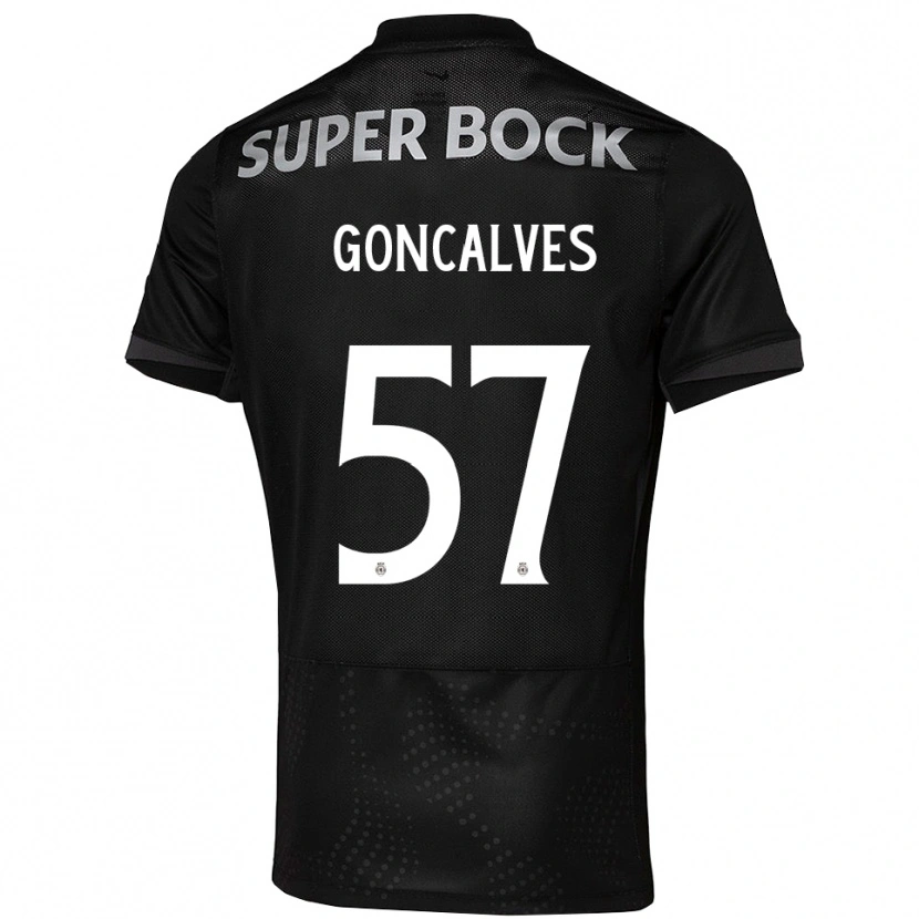 Danxen Kid Inês Gonçalves #57 Black White Away Jersey 2025/26 T-Shirt