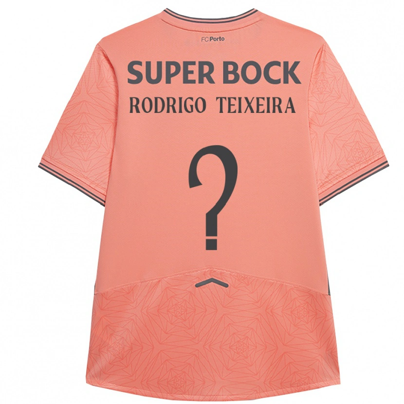 Danxen Kid Rodrigo Teixeira #0 Pink Navy Away Jersey 2025/26 T-Shirt