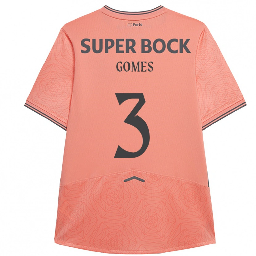 Danxen Kid Salvador Gomes #3 Pink Navy Away Jersey 2025/26 T-Shirt