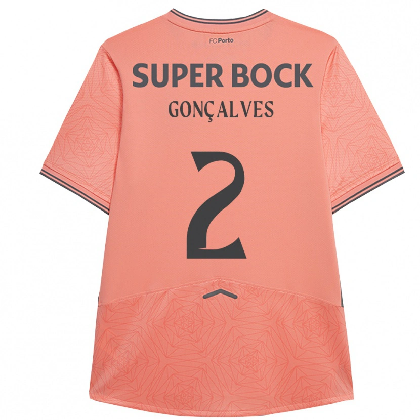 Danxen Kid Ema Gonçalves #2 Pink Navy Away Jersey 2025/26 T-Shirt