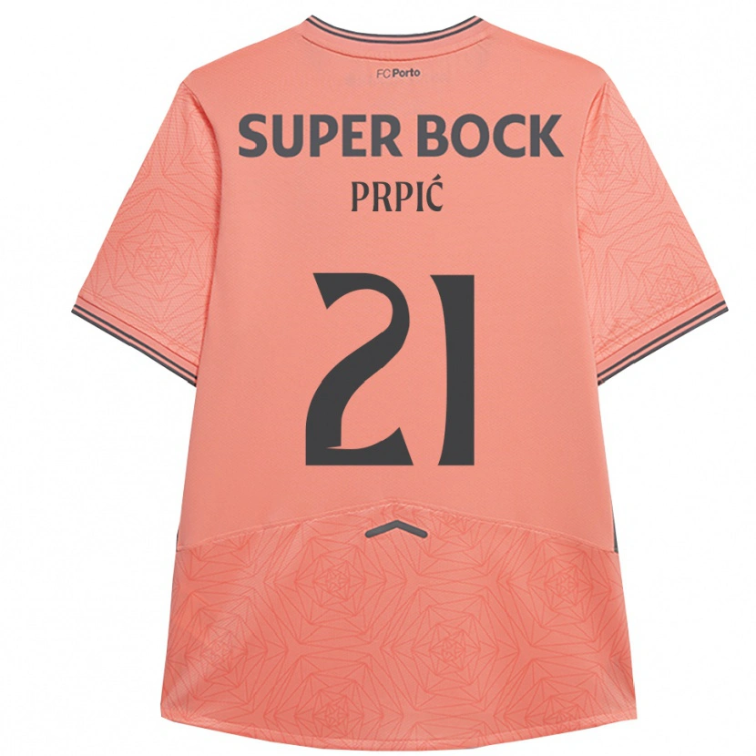 Danxen Kid Dominik Prpić #21 Pink Navy Away Jersey 2025/26 T-Shirt