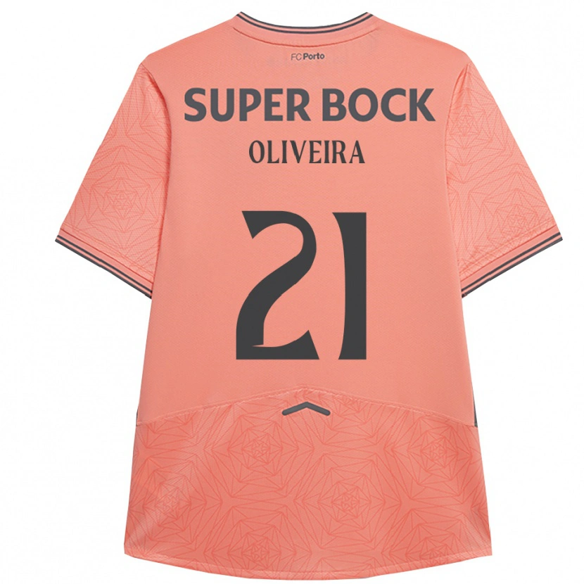 Danxen Kid Gonçalo Oliveira #21 Pink Navy Away Jersey 2025/26 T-Shirt