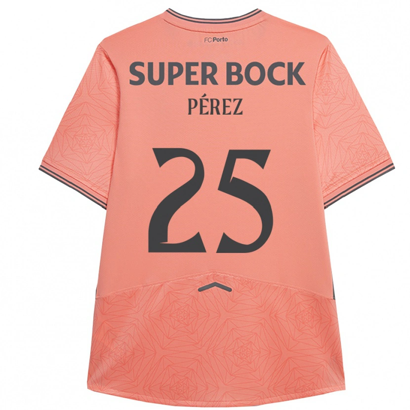 Danxen Kid Tomás Pérez #25 Pink Navy Away Jersey 2025/26 T-Shirt