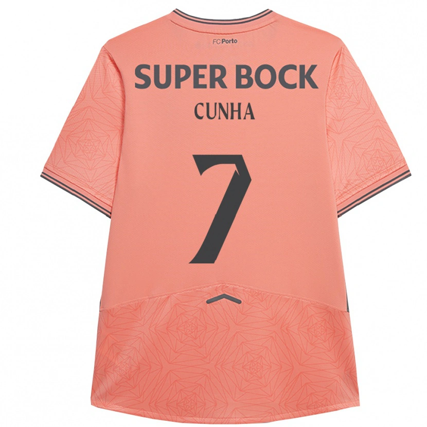 Danxen Kid Duarte Cunha #7 Pink Navy Away Jersey 2025/26 T-Shirt