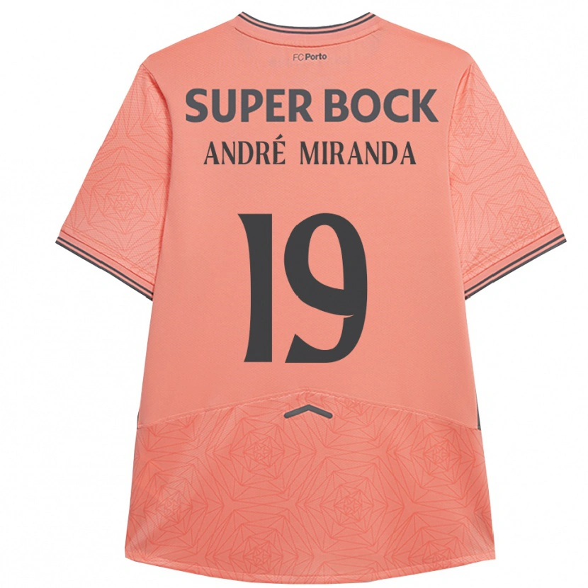 Danxen Kid André Miranda #19 Pink Navy Away Jersey 2025/26 T-Shirt