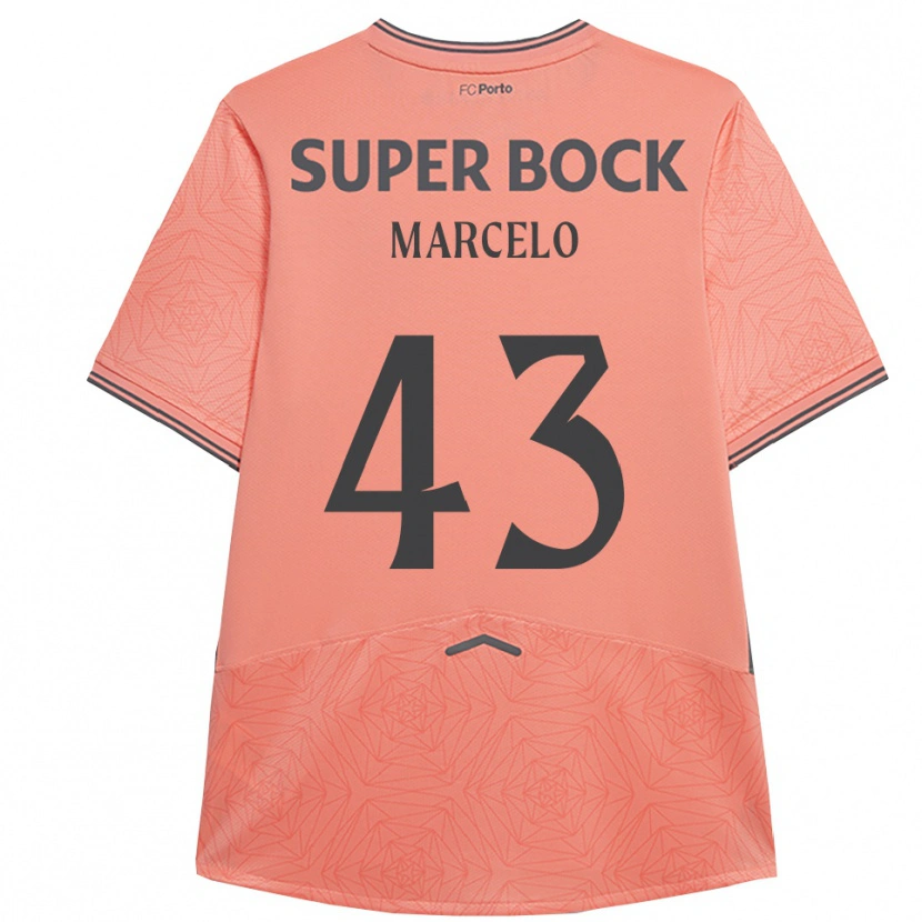 Danxen Kid Joao Marcelo #43 Pink Navy Away Jersey 2025/26 T-Shirt