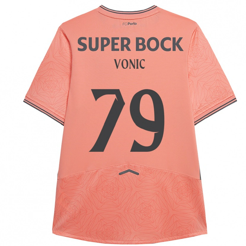 Danxen Kid Leonardo Vonic #79 Pink Navy Away Jersey 2025/26 T-Shirt