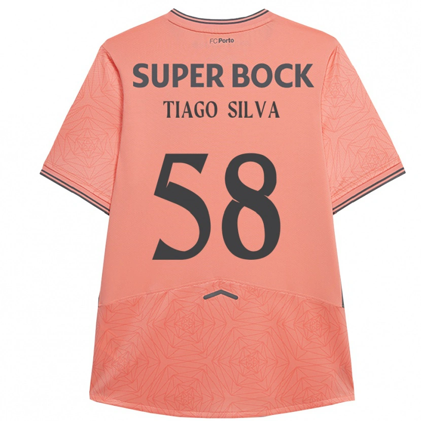 Danxen Kid Tiago Silva #58 Pink Navy Away Jersey 2025/26 T-Shirt