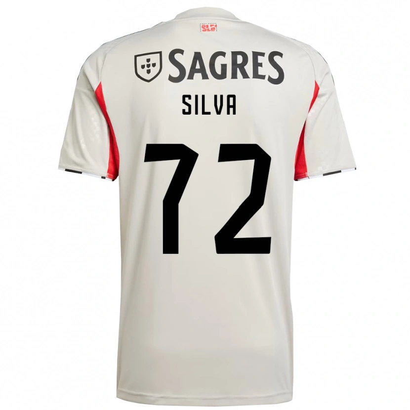 Danxen Kid Matilde Silva #72 Off White Red Away Jersey 2025/26 T-Shirt