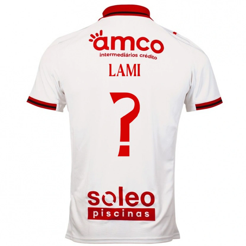 Danxen Kid Dário Lami #0 White Red Away Jersey 2025/26 T-Shirt