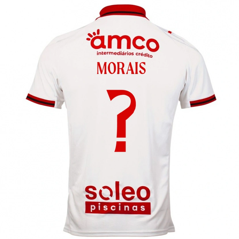 Danxen Kid Joao Morais #0 White Red Away Jersey 2025/26 T-Shirt