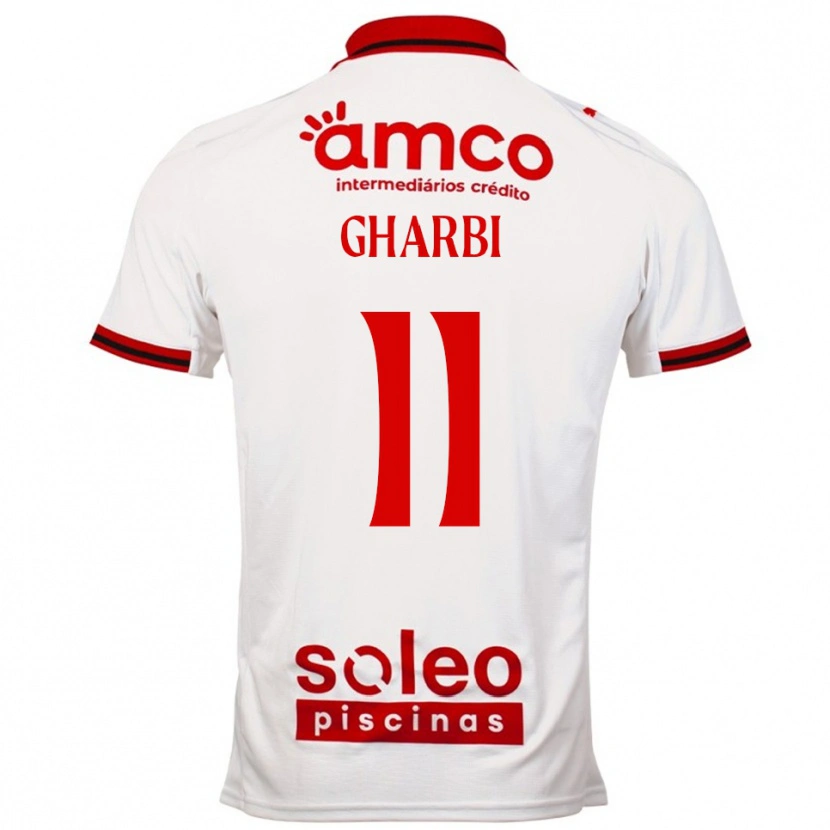 Danxen Kid Ismaël Gharbi #11 White Red Away Jersey 2025/26 T-Shirt