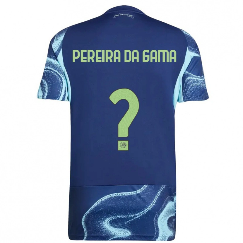 Danxen Kid Haniel Pereira Da Gama #0 Navy Sky Blue Away Jersey 2025/26 T-Shirt