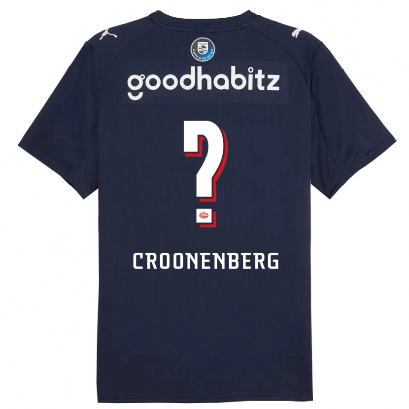 Danxen Kid Luca Croonenberg #0 Navy White Away Jersey 2025/26 T-Shirt