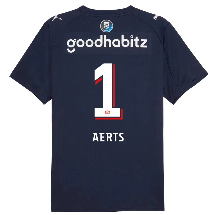 Danxen Kid Kane Aerts #1 Navy White Away Jersey 2025/26 T-Shirt