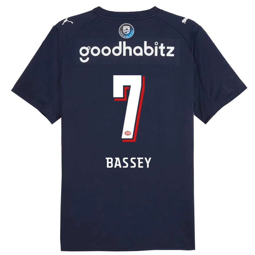Danxen Kid Essien Bassey #7 Navy White Away Jersey 2025/26 T-Shirt