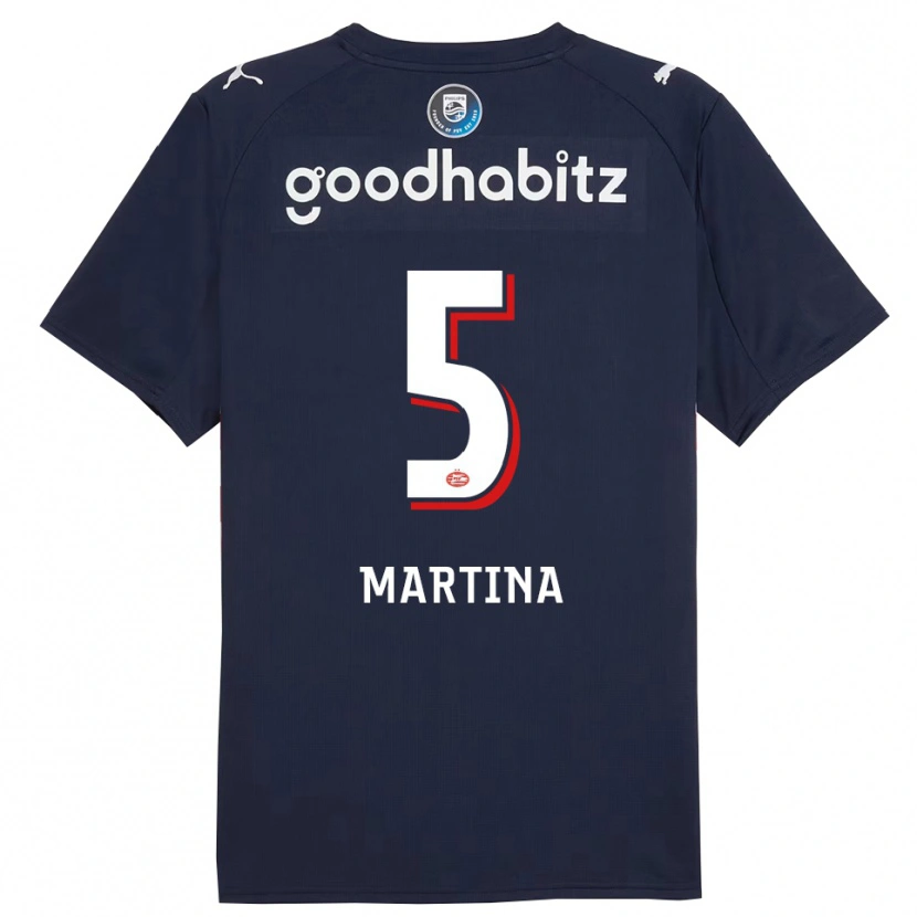 Danxen Kid Jorvimar Martina #5 Navy White Away Jersey 2025/26 T-Shirt