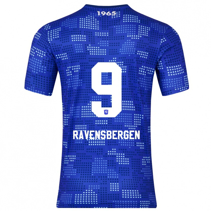 Danxen Kid Jaimy Ravensbergen #9 Blue Sky Blue Away Jersey 2025/26 T-Shirt