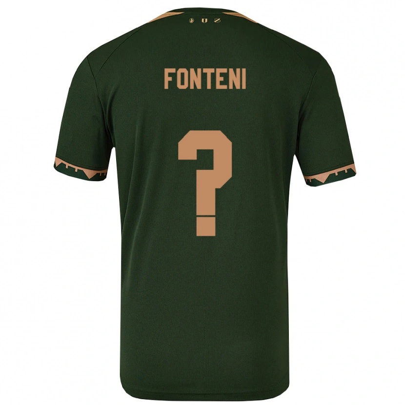 Danxen Kid Jahlani Fonteni #0 Green Gold Away Jersey 2025/26 T-Shirt