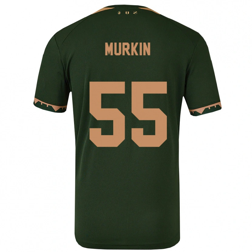 Danxen Kid Derry Murkin #55 Green Gold Away Jersey 2025/26 T-Shirt
