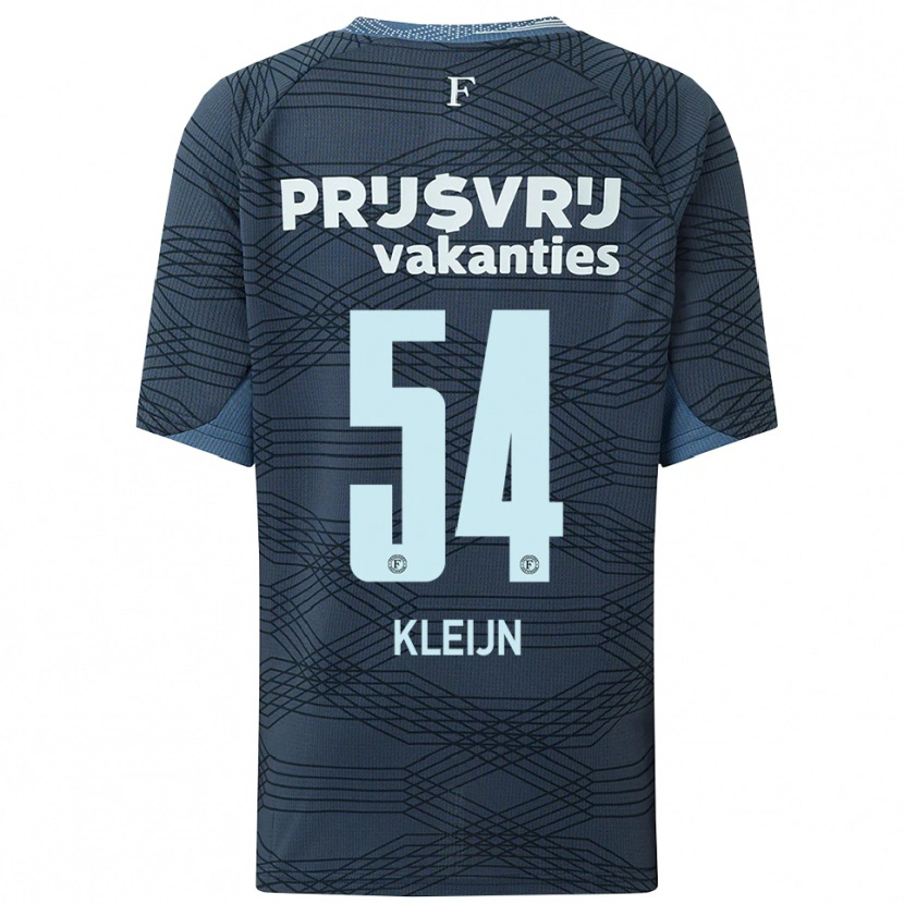 Danxen Kid Mike Kleijn #54 Black Gray Away Jersey 2025/26 T-Shirt