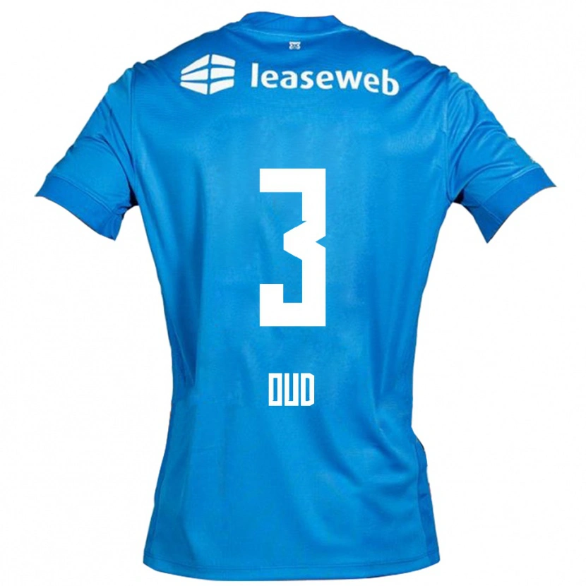 Danxen Kid Joeri Oud #3 Blue White Away Jersey 2025/26 T-Shirt