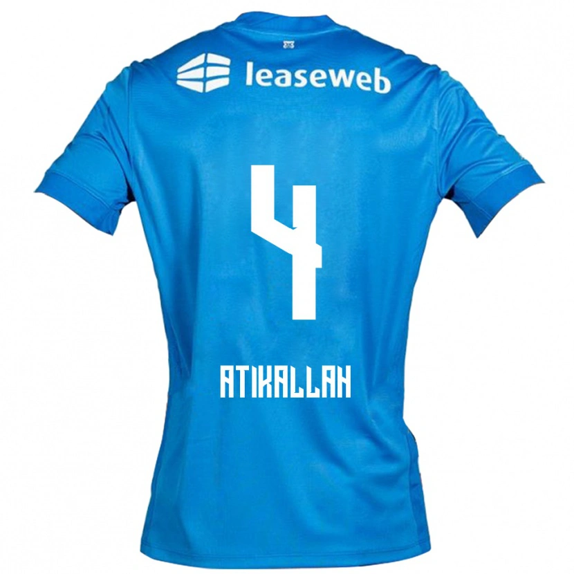 Danxen Kid Rayan Atikallah #4 Blue White Away Jersey 2025/26 T-Shirt