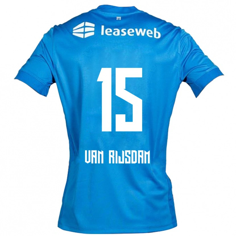 Danxen Kid Julian Van Rijsdam #15 Blue White Away Jersey 2025/26 T-Shirt