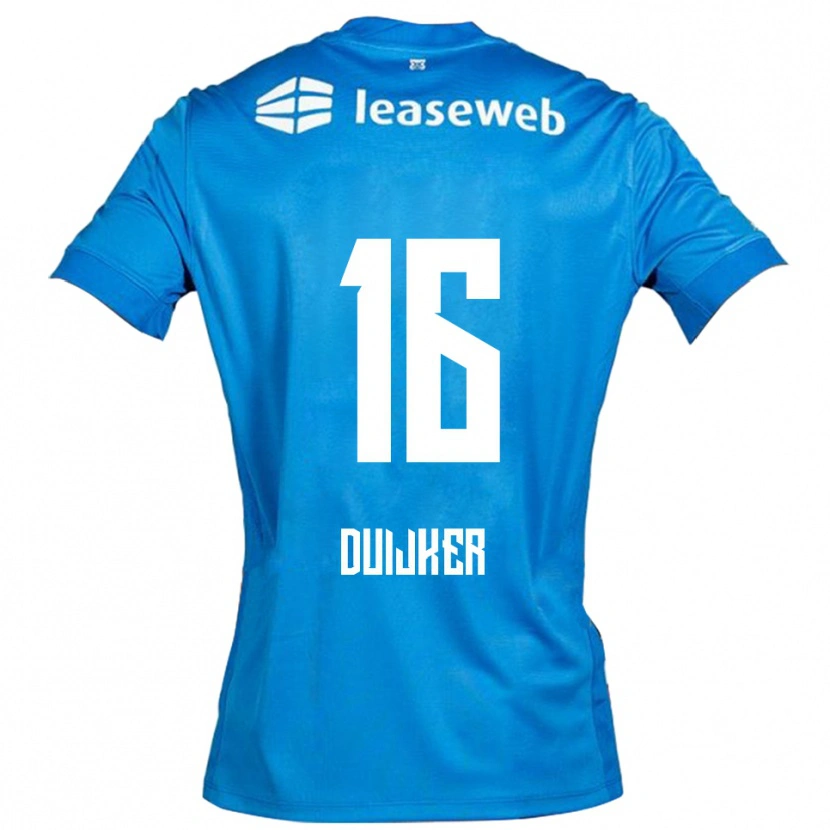 Danxen Kid Jaycen Duijker #16 Blue White Away Jersey 2025/26 T-Shirt