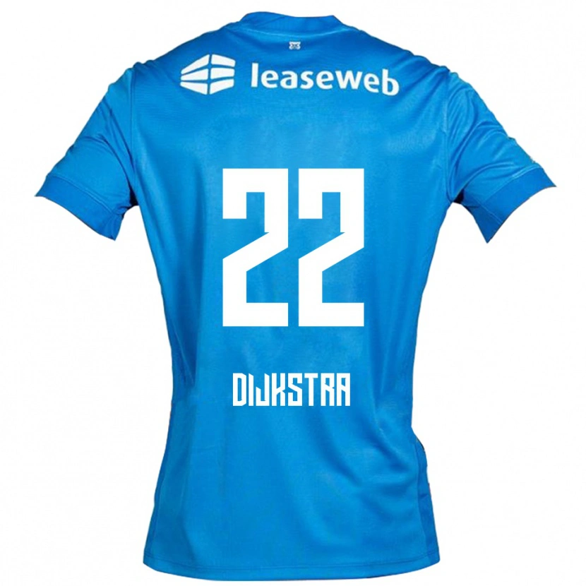 Danxen Kid Elijah Dijkstra #22 Blue White Away Jersey 2025/26 T-Shirt