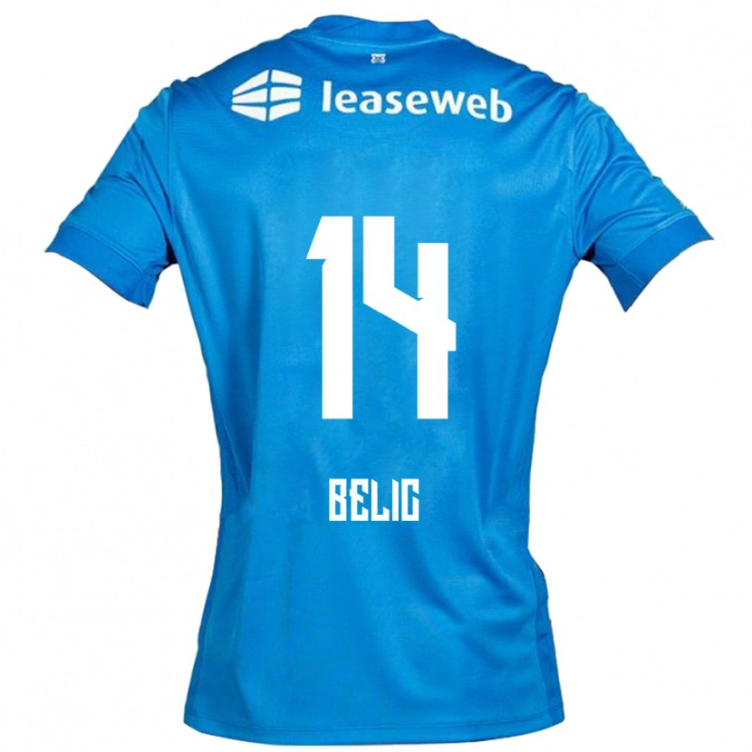 Danxen Kid Kristijan Belic #14 Blue White Away Jersey 2025/26 T-Shirt
